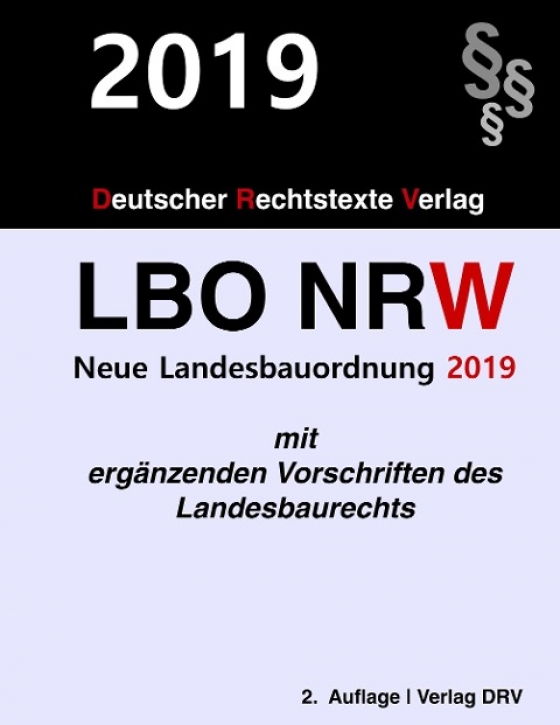 Landesbauordnung Nordrhein-Westfalen (LBO NRW) 2019