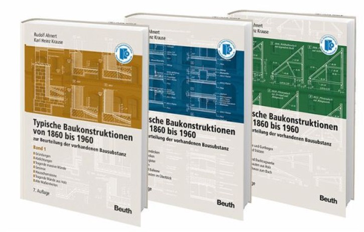 Typische Baukonstruktionen von 1860-1960 (Buchpaket 3 Bände)