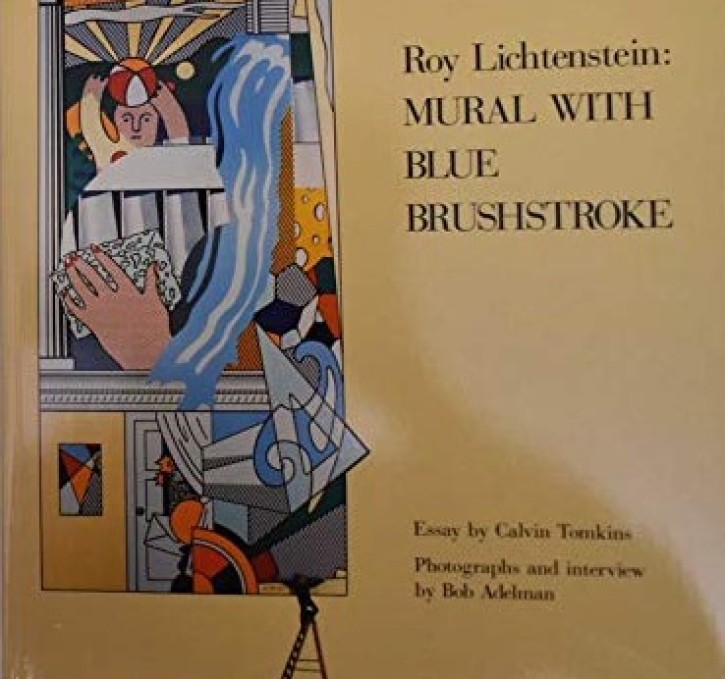 Roy Lichtenstein - Mural with Blue Brushstroke