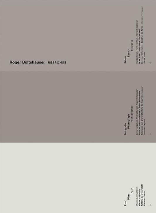 Roger Boltshauser - Response 