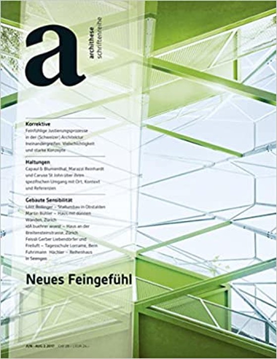 Neues Feingefühl (Archithese 2.2017)