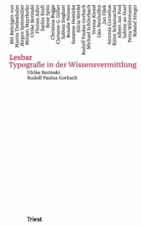 Lesbar - Typografie in der Wissensvermittlung