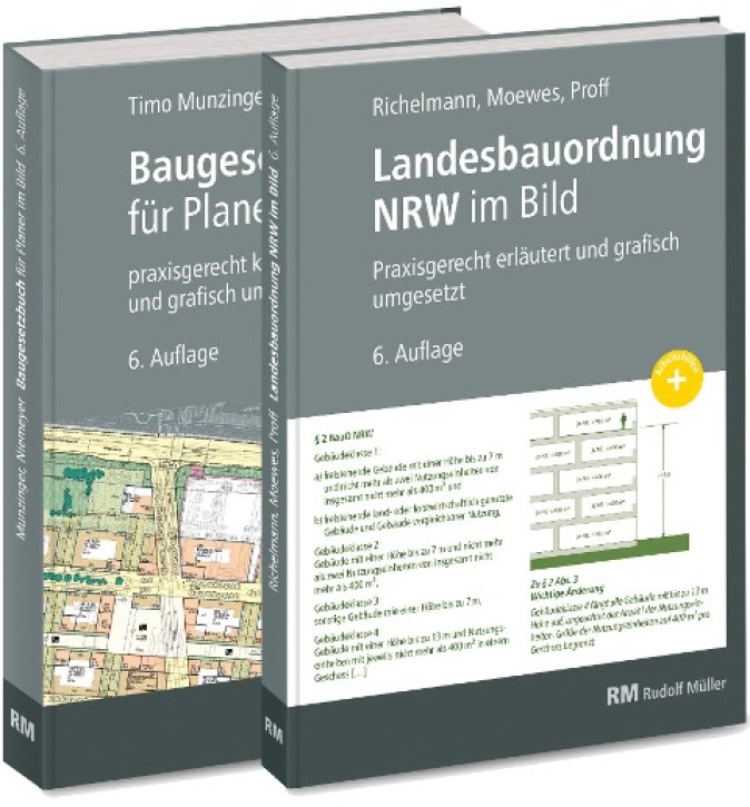 Baugesetzbuch für Planer im Bild & Landesbauordnung NRW im Bild (Buchpaket zum Sonderpreis)  