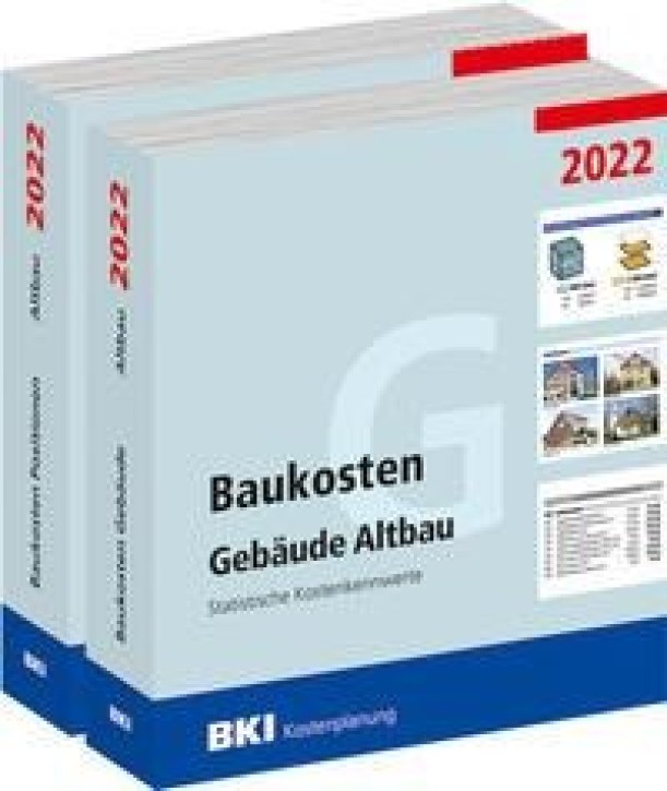 BKI Baukosten Altbau 2022 - Gebäude + Positionen 