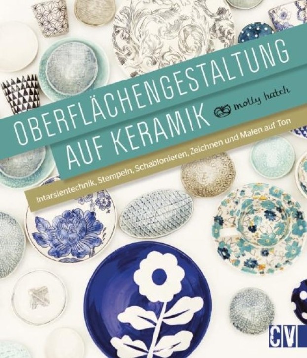 Oberflächengestaltung auf Keramik - Intarsientechnik, Stempeln, Schablonieren, Zeichnen und Malen auf Ton