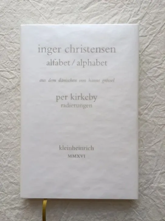 Inger Christensen - alfabet / alphabet