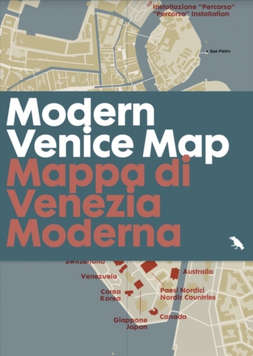 Modern Venice Map: Guide to 20th Century Architecture in Venice, Italy