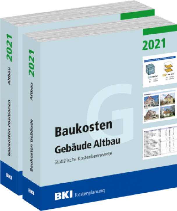 BKI Baukosten Altbau 2021 - Gebäude + Positionen Altbau